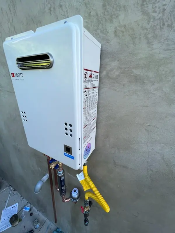 Tankless water heater installation for Fairington homes